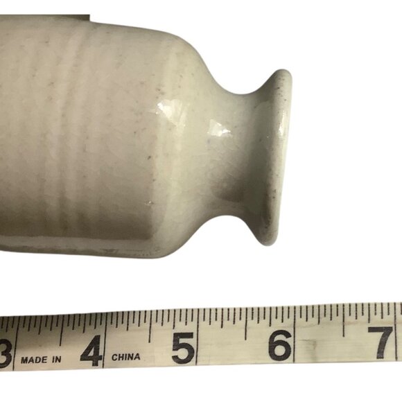 Vtg Nels Linde Signed Vessel Pottery Unique Blue Gray Glaze Artisan 6" - Picture 4 of 5